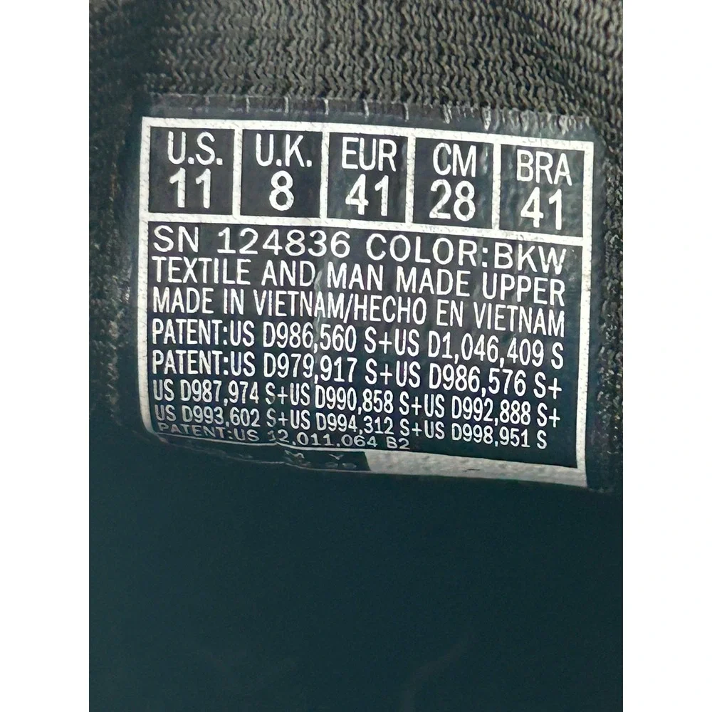 Skechers GoWalk Slip-ins Women Sz 11 Black White Walking Shoes Hands Free 124836